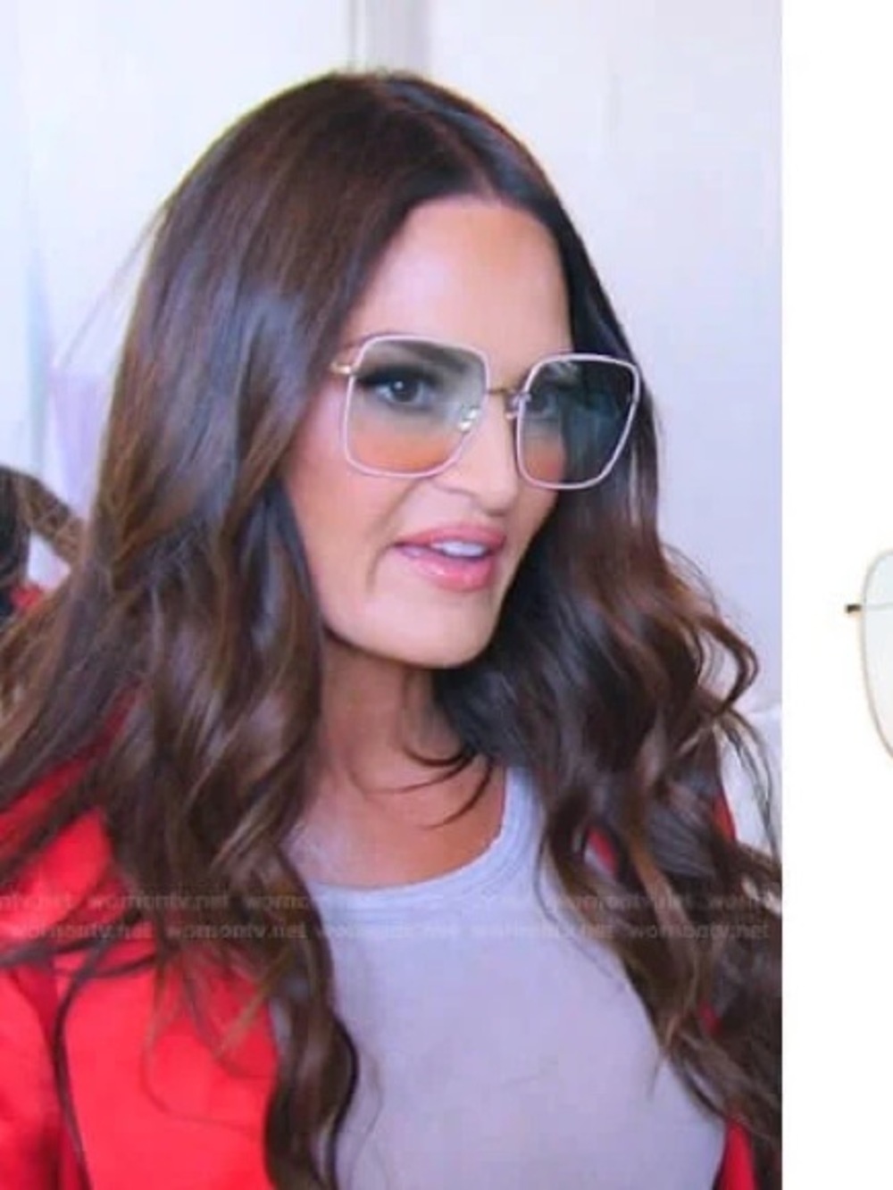 Diorstellar1 Oversized Square Aviator Sunglasses